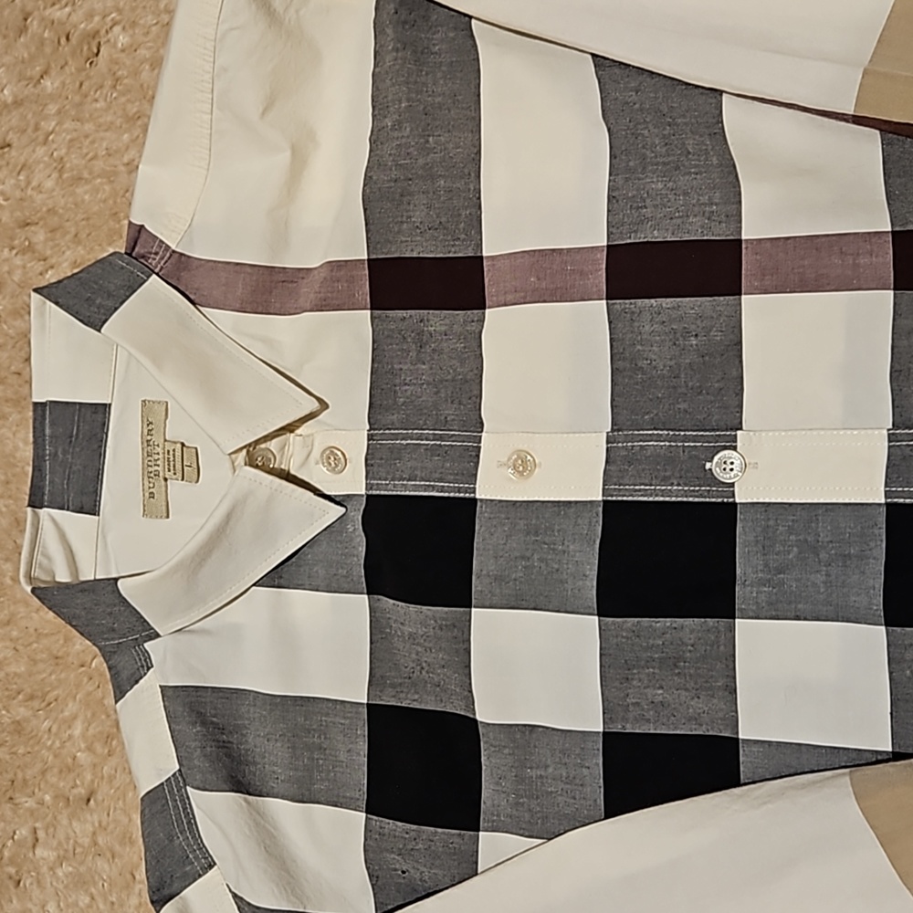 BURBERRY BRIT WOMENS SHIRT SIZE LARGE - Picture 3 of 8